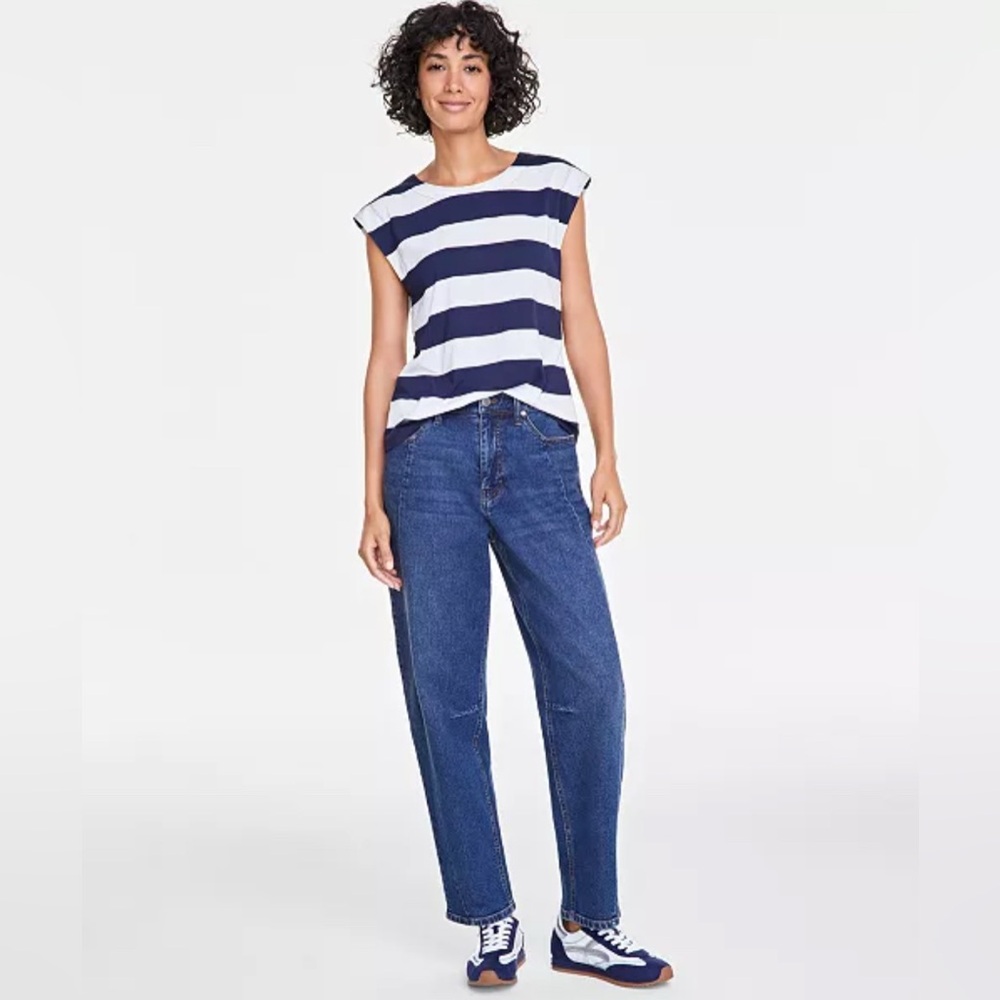 ON 34th Barrel Dark Blue Women's Jeans Size 14 NWT